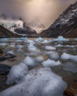 Sunrise at Laguna Torre